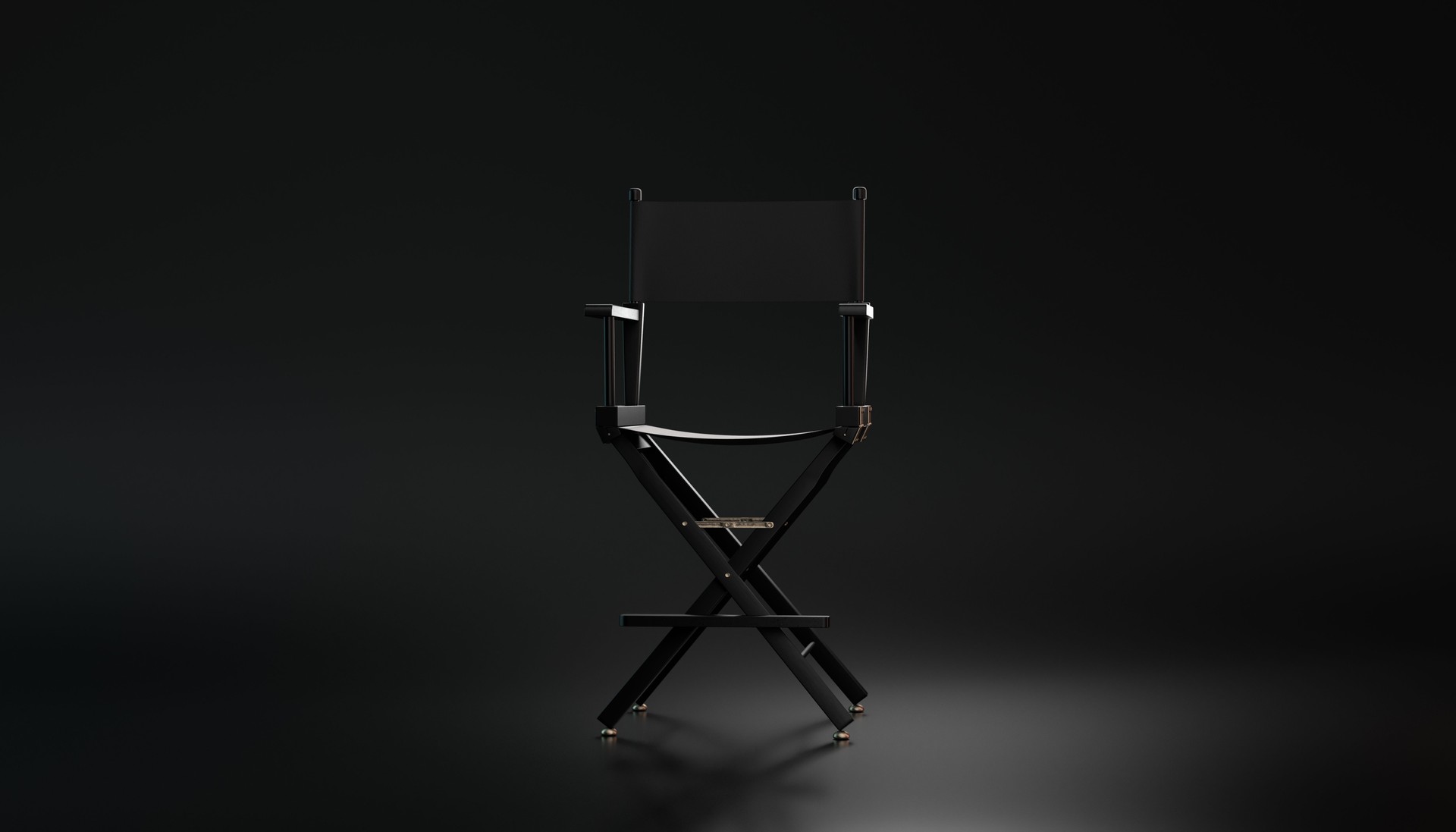 3d rendering Directors chair